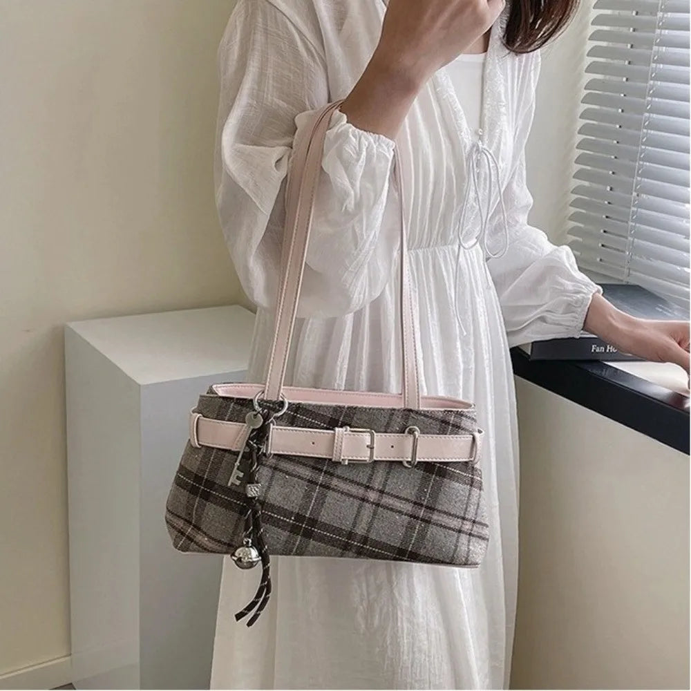 Plaid Shoulder Bag