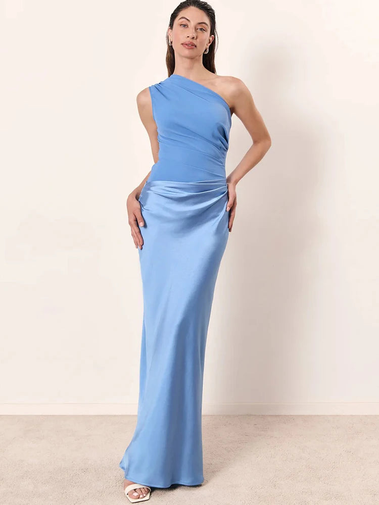 Satin Maxi Dress