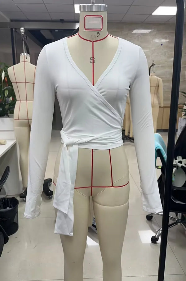 Chic Yoga Wrap Top