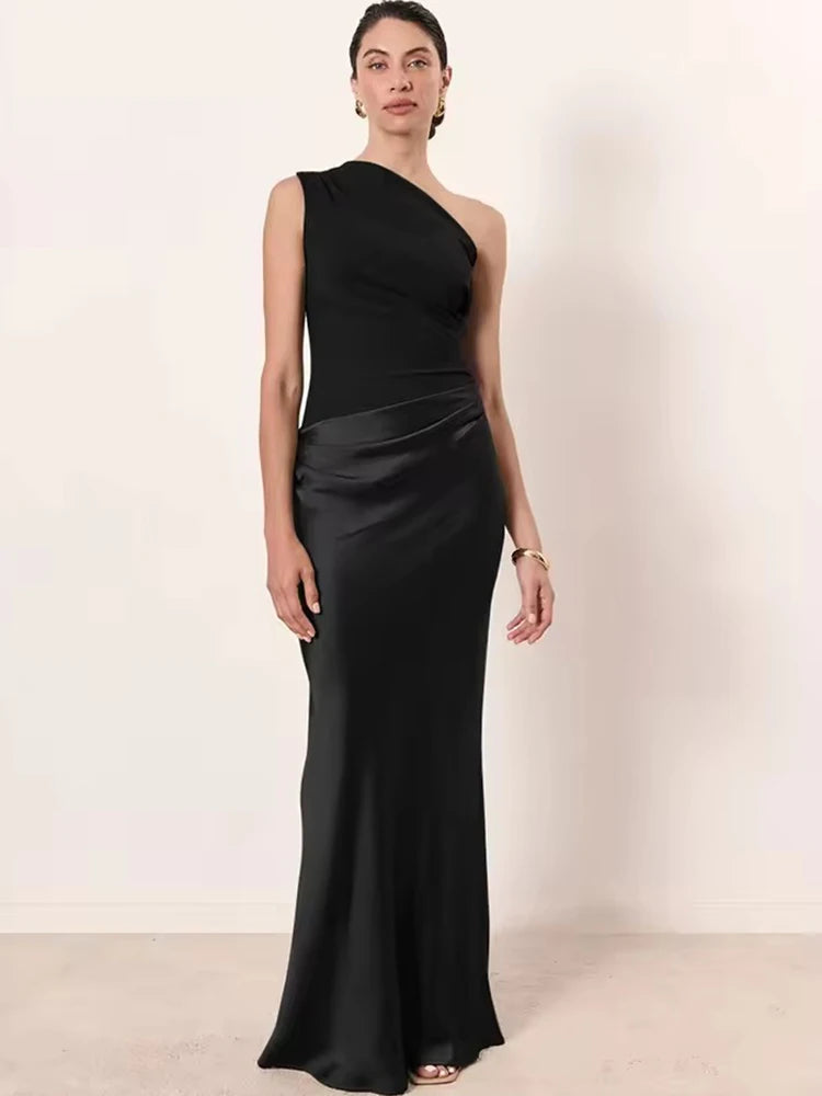 Satin Maxi Dress