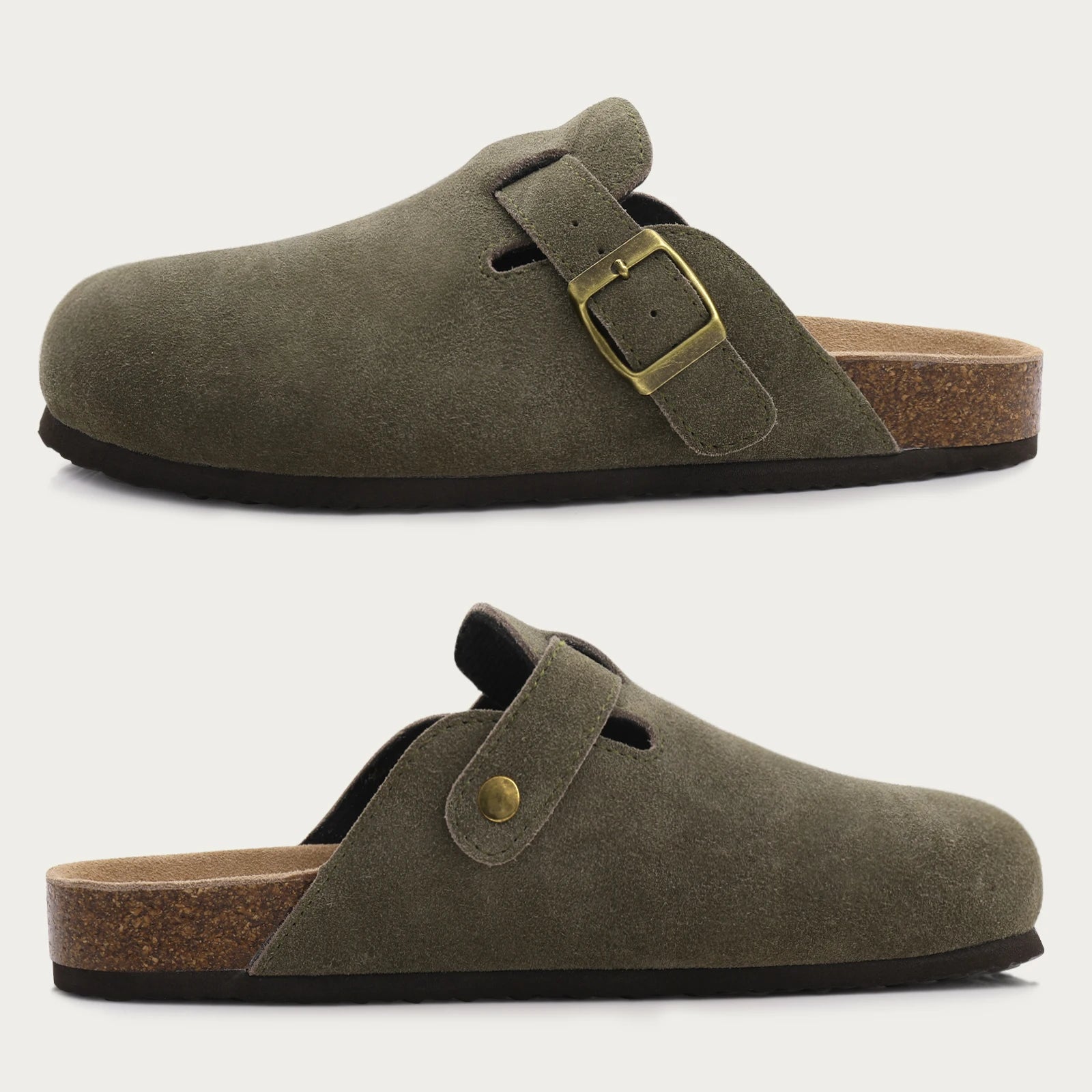 Women's Suede Mules Slippers