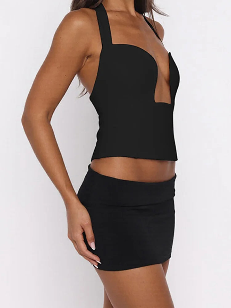Elegant Halter Top